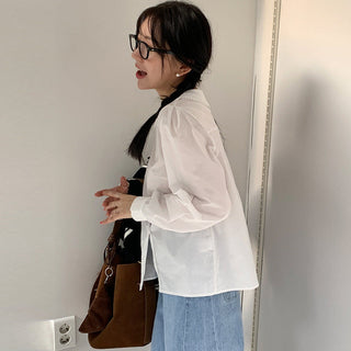 Doll Collar Lace Shirt