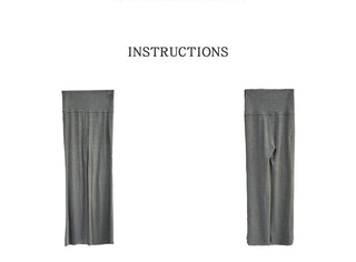 knit bootcut pants