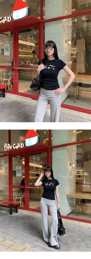pure straight pants