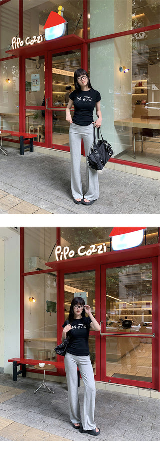 pure straight pants
