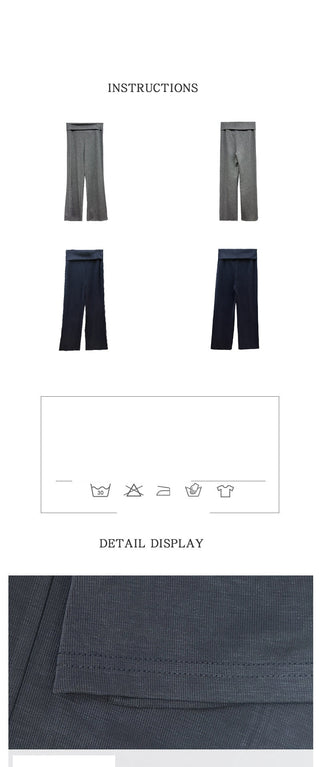 pure straight pants