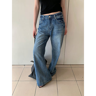 tie-dye wide jeans
