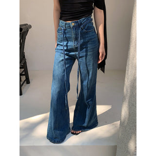 lace wide jeans