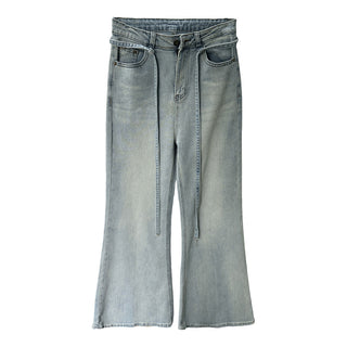 lace wide jeans