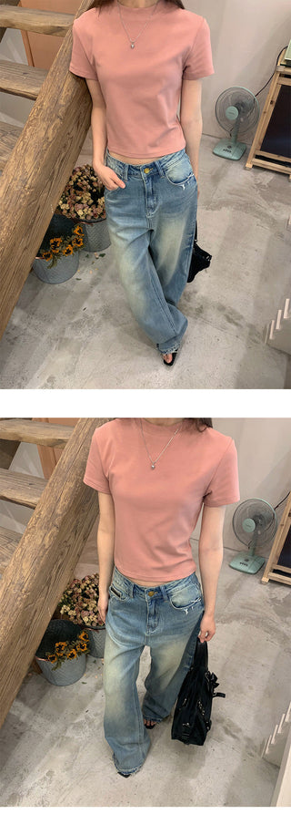 pocket ripped jeans