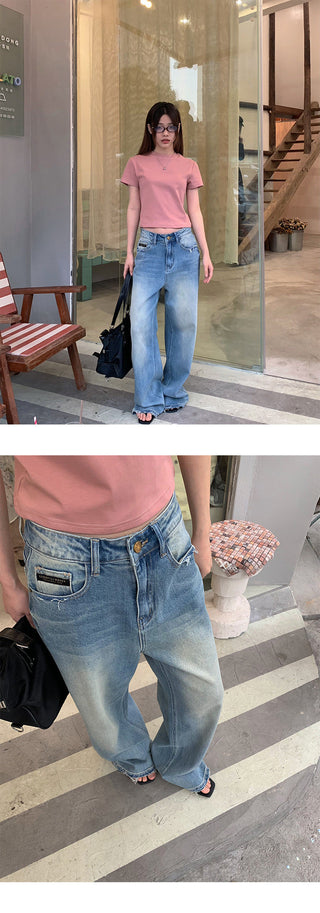 pocket ripped jeans