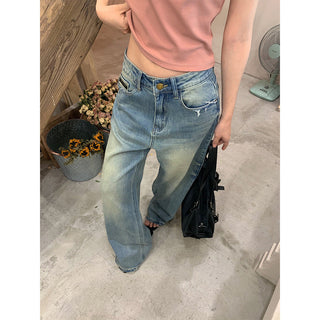 pocket ripped jeans