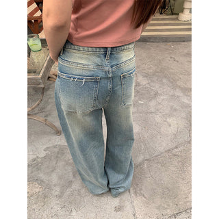 pocket ripped jeans