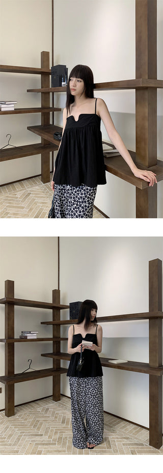 black floral pants