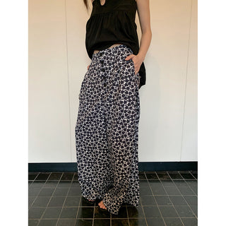 black floral pants