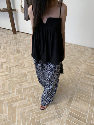 black floral pants