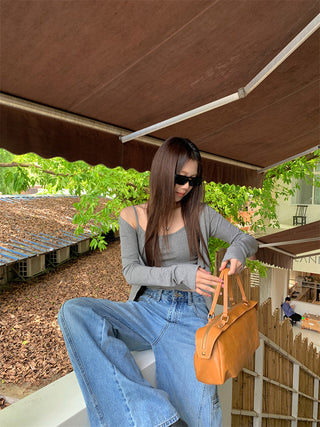 distressed cargo jeans