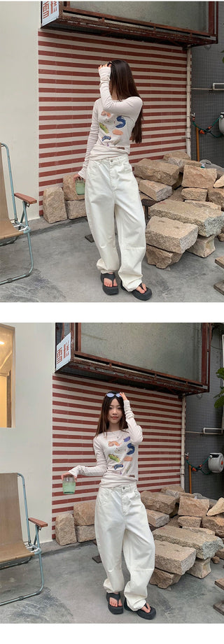 pocket wide jeans