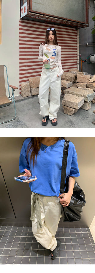 pocket wide jeans