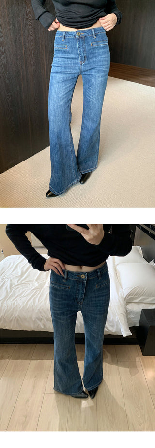 pocket skinny jeans