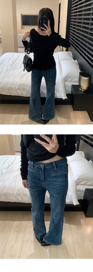 pocket skinny jeans
