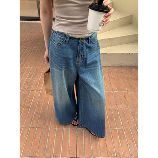 raw hem jeans