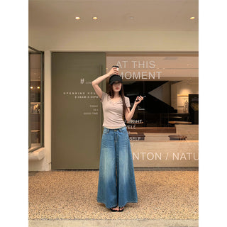 raw hem jeans