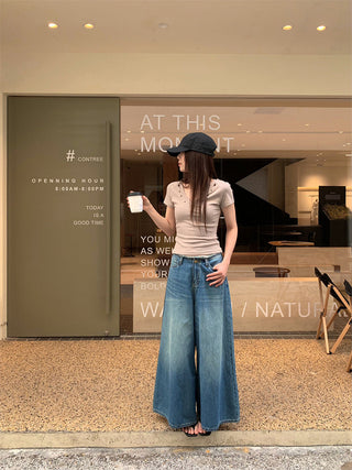 raw hem jeans