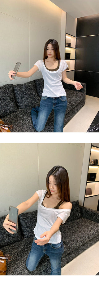 low skinny jeans