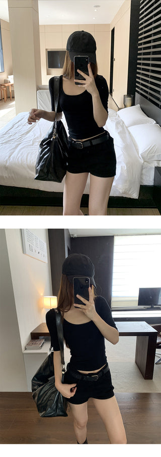 stretch hot pants