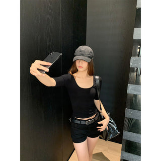 stretch hot pants