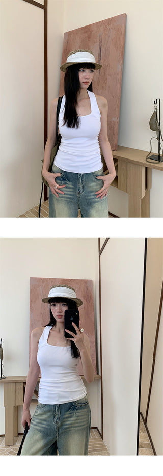 U-neck halter