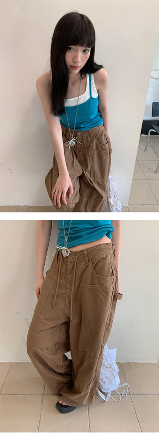 cargo wide jeans