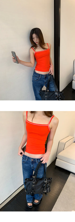 contrast camisole