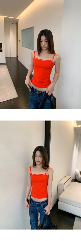 contrast camisole