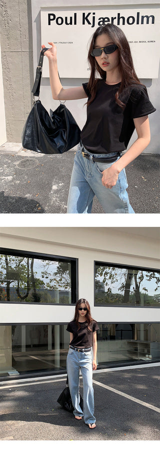 casual straight jeans