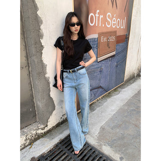 casual straight jeans
