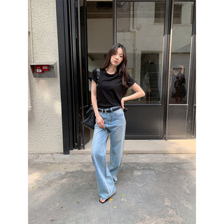 casual straight jeans