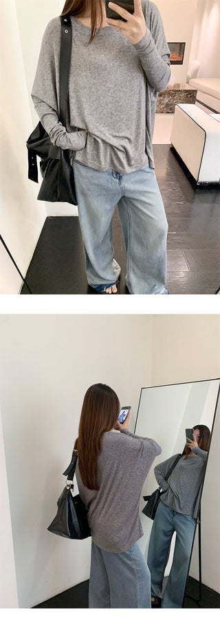 tie-dyed wide jeans