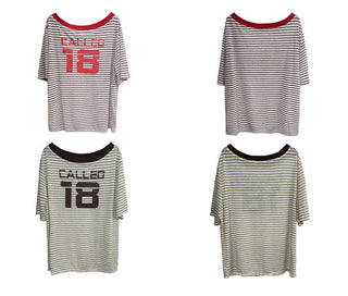 digital stripe Top