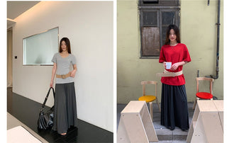 pleated wild skirt