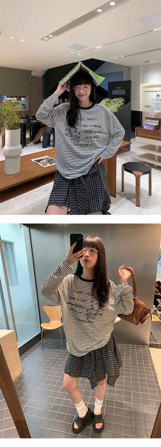 fake plaid skirt