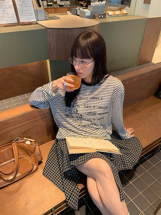 fake plaid skirt