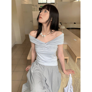 twisted off-shoulder