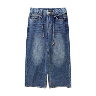 lace wide jeans