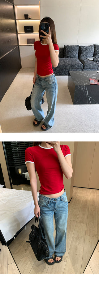 contrast round Top