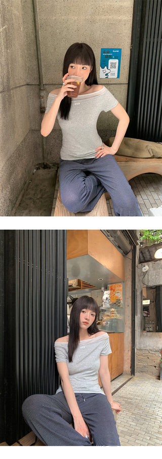 french off-shoulder