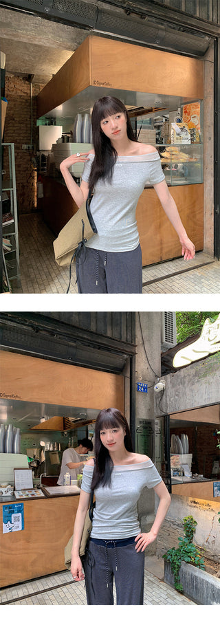 french off-shoulder
