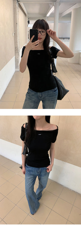 french off-shoulder