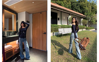 tie-dyed straight jeans