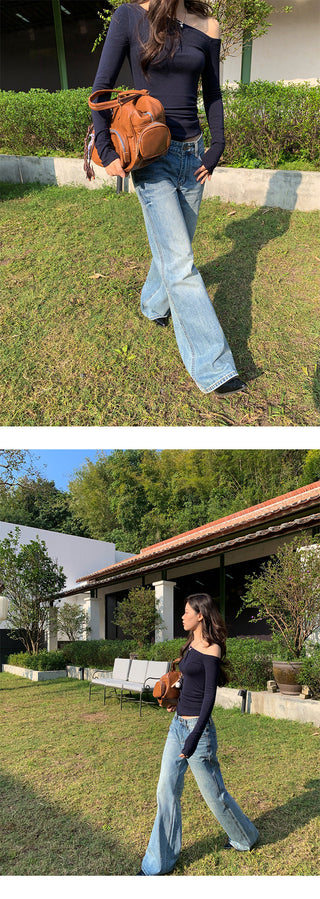 tie-dyed straight jeans