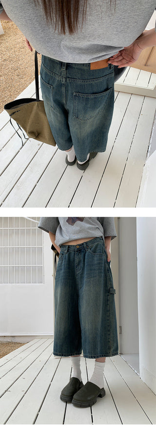 workwear denim pants
