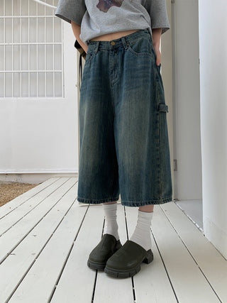 workwear denim pants