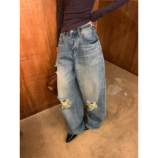 fake belt jeans