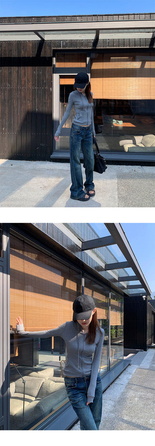 scratch bootcut jeans